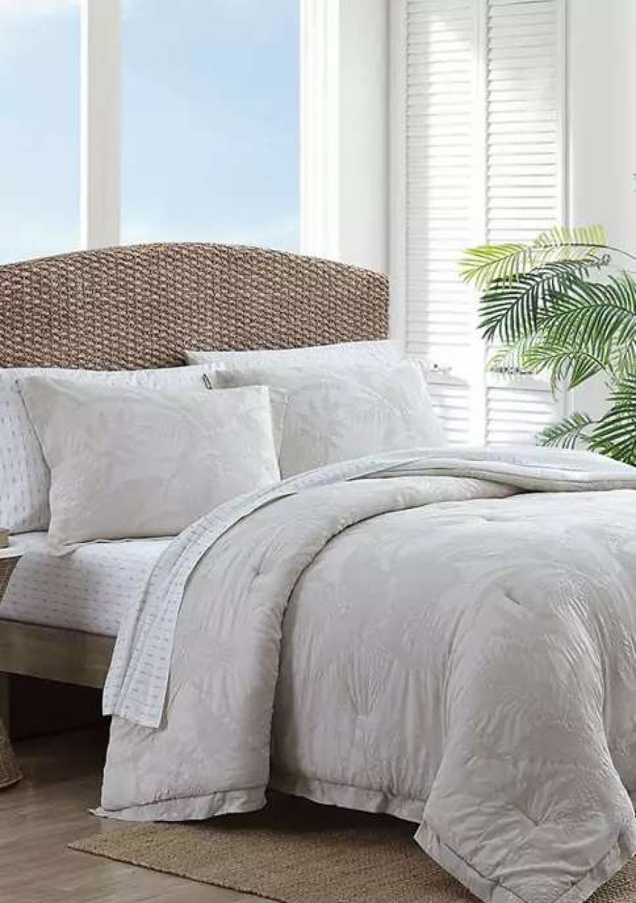 Bed & Bath * | Tommy Bahama Abalone 3-Piece Floral Cotton Comforter Set Beige