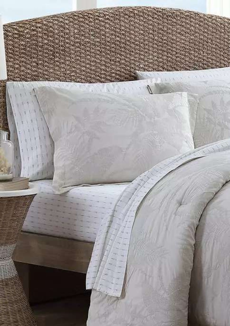 Bed & Bath * | Tommy Bahama Abalone 3-Piece Floral Cotton Comforter Set Beige