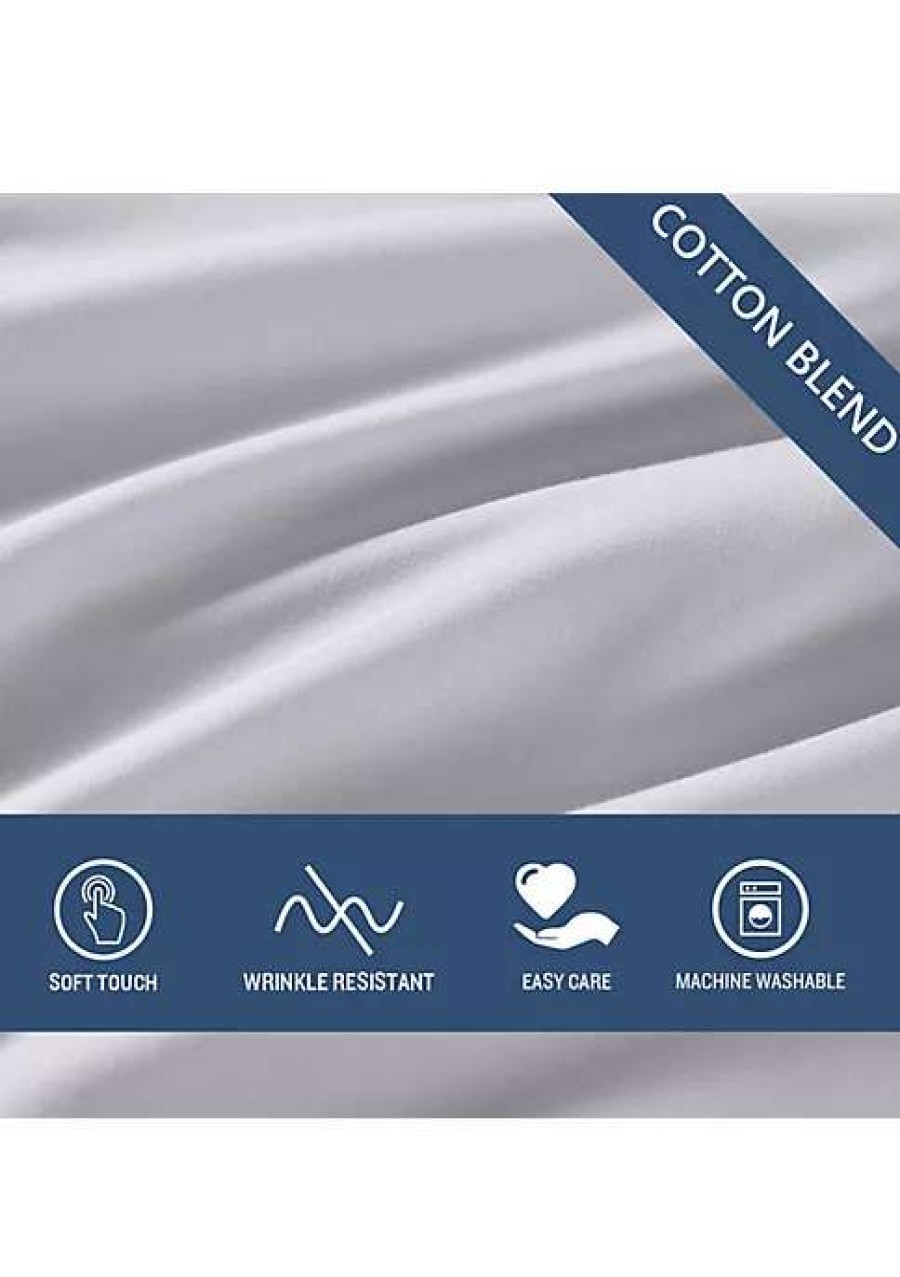 Bed & Bath * | Tommy Bahama Solid T1000 Sheet Set Bonus Cotton Blend T1000 Sateen- 6 Piece- Sheet Set