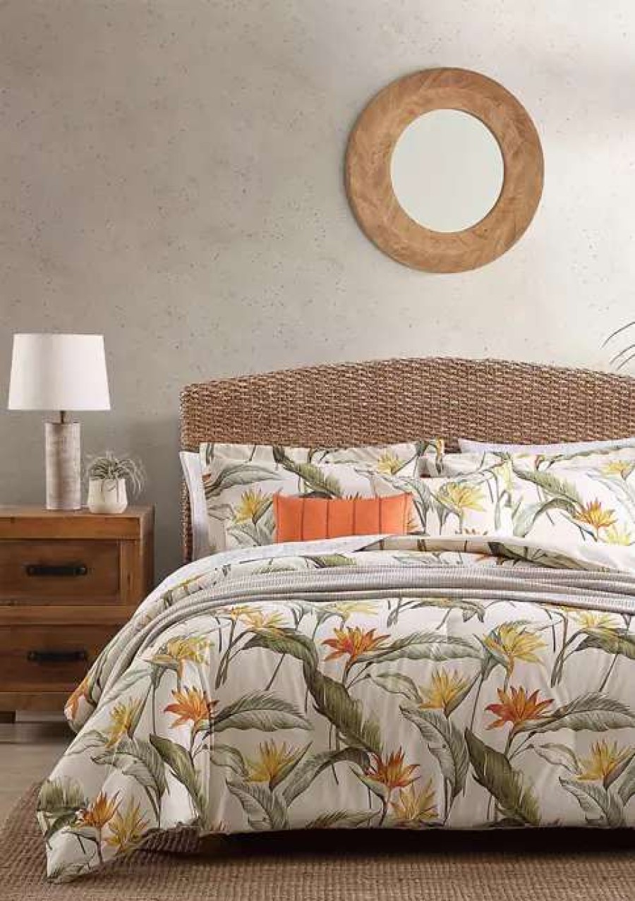 Bed & Bath * | Tommy Bahama Birds Of Paradise 3-Piece Duvet Cover Set Beige