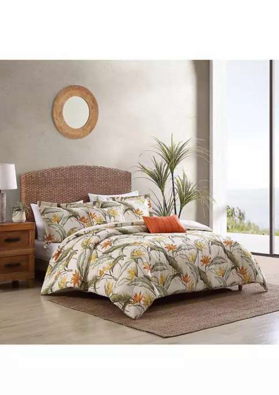 Bed & Bath * | Tommy Bahama Birds Of Paradise 3-Piece Duvet Cover Set Beige