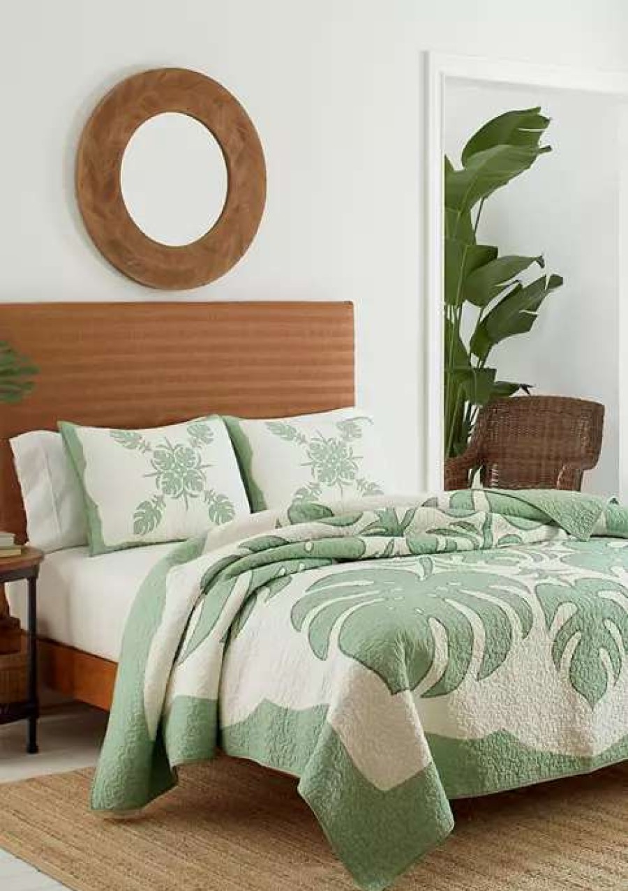 Bed & Bath * | Tommy Bahama Molokai 1-Piece Floral Cotton Quilt