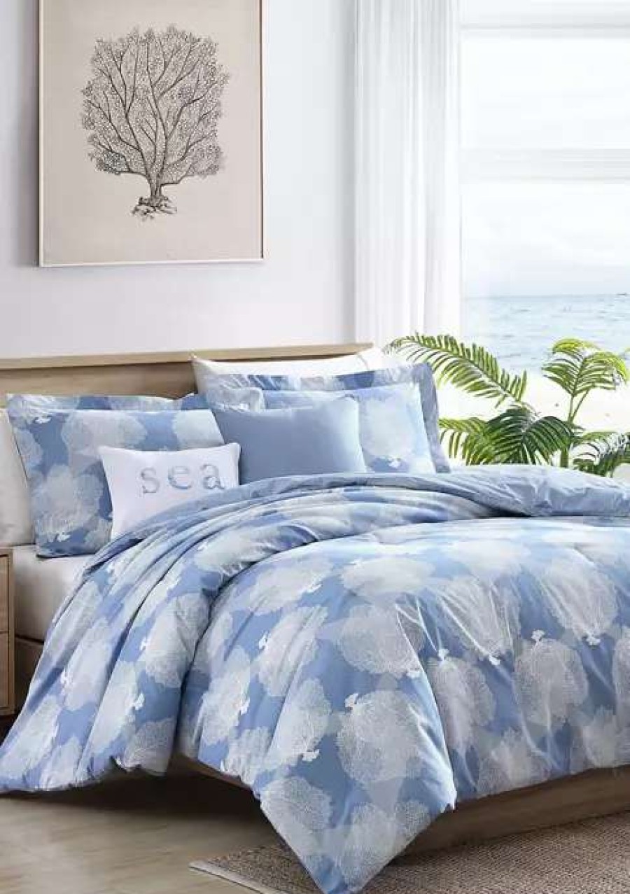 Bed & Bath * | Tommy Bahama Ohana 5-Piece Bonus Comforter Set Blue