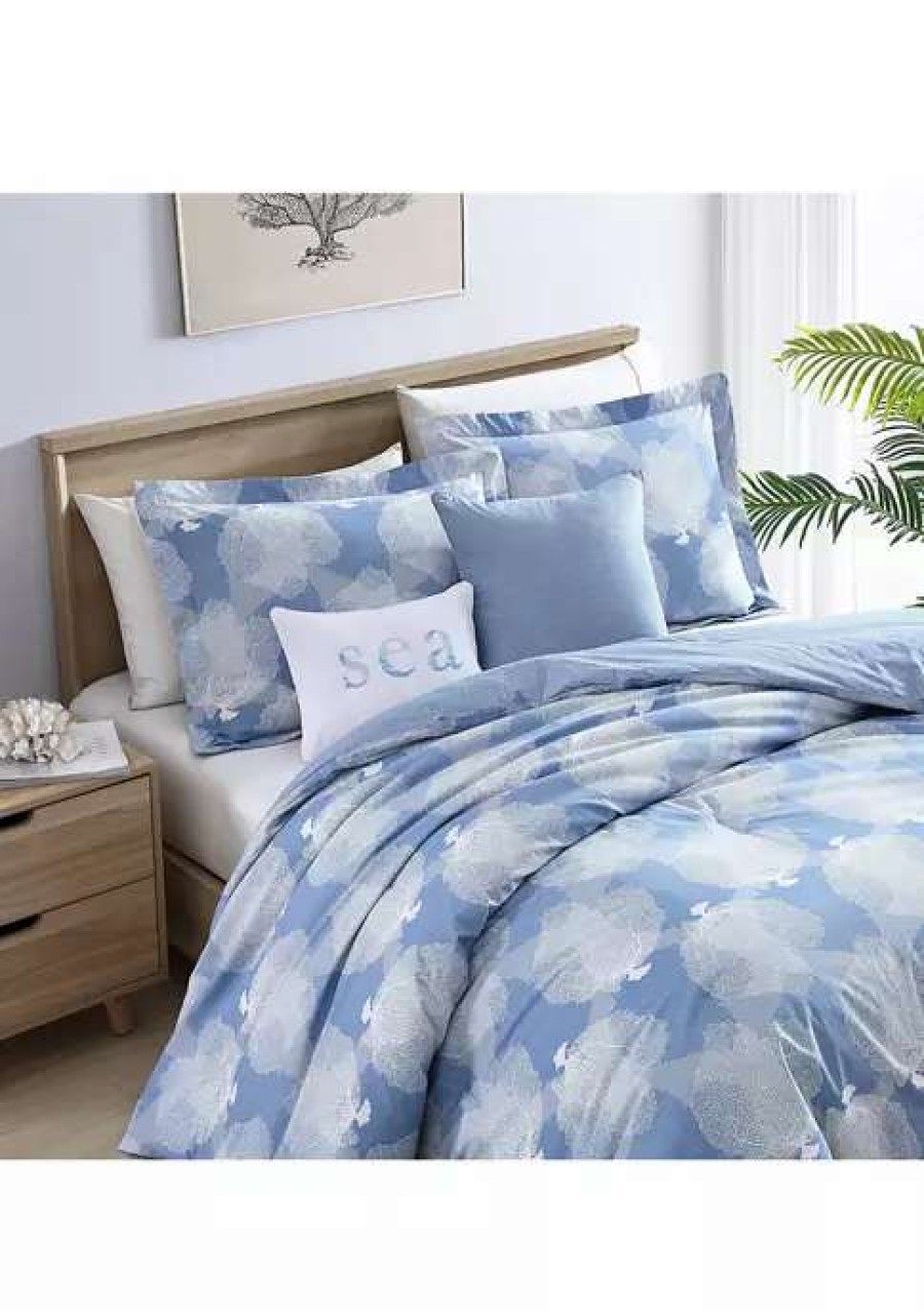 Bed & Bath * | Tommy Bahama Ohana 5-Piece Bonus Comforter Set Blue