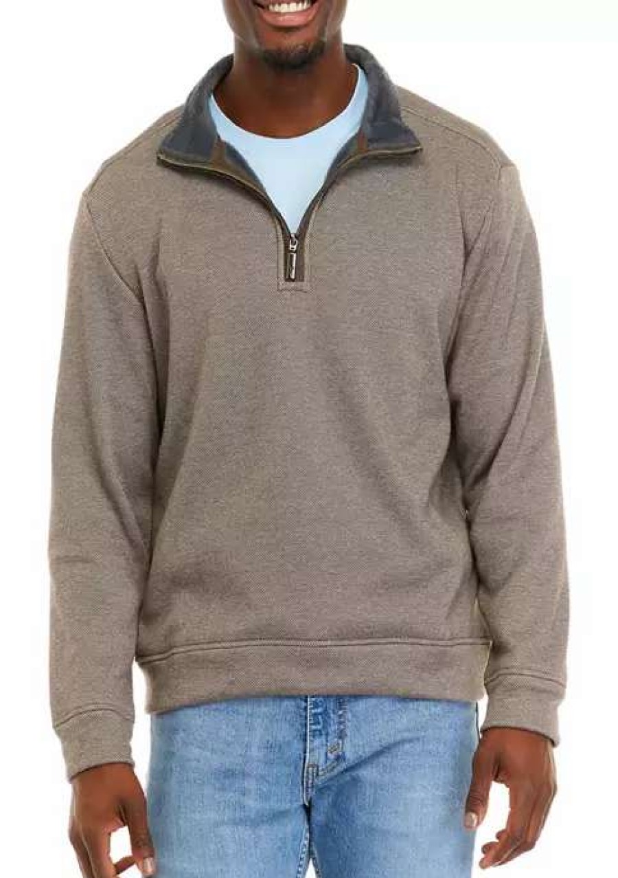 Men * | Tommy Bahama Men'S Glen Haven Half Zip Sweatshirt