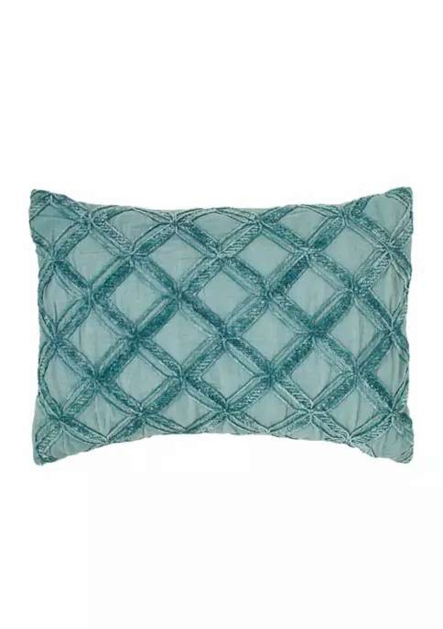 Bed & Bath * | Tommy Bahama Island Essentials Chenille Throw Pillow Blue