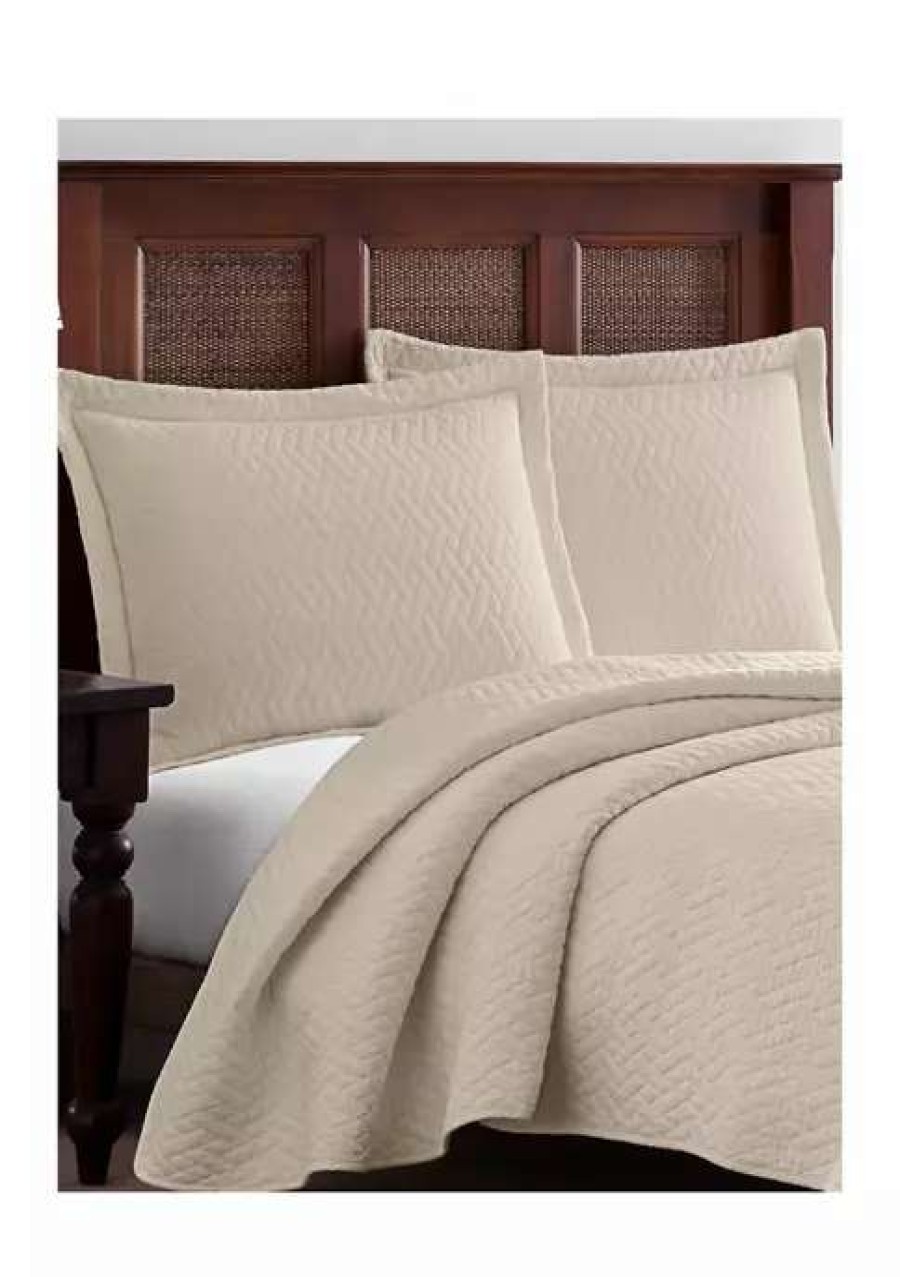 Bed & Bath * | Tommy Bahama Solid Cotton Quilt Set