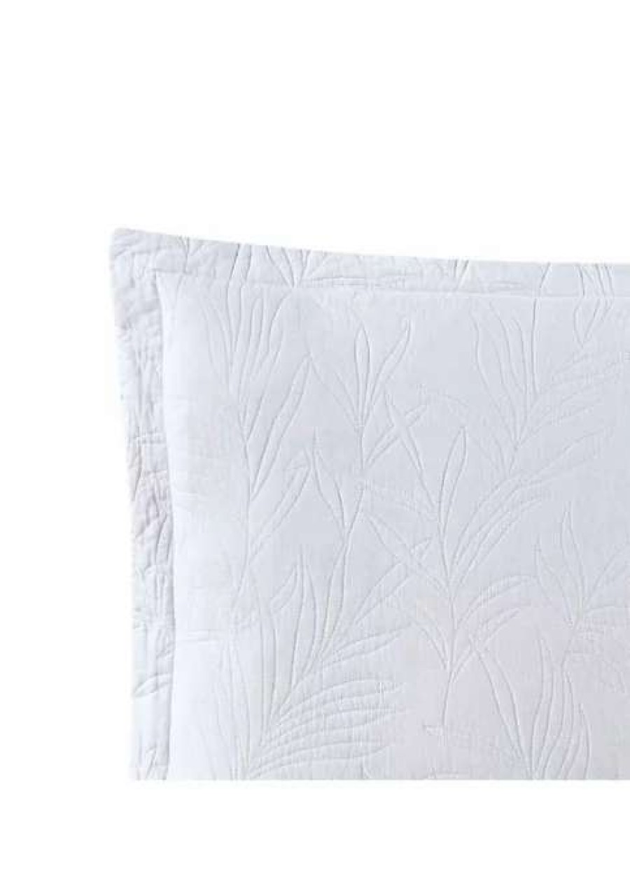 Bed & Bath * | Tommy Bahama Solid Costa Sera 2-Piece Cotton Shams White