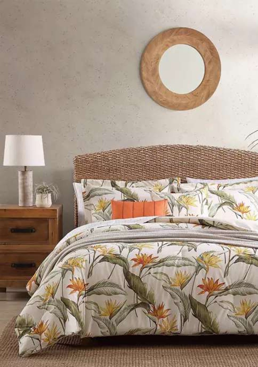 Bed & Bath * | Tommy Bahama Birds Of Paradise 5-Piece Bonus Comforter Set Beige