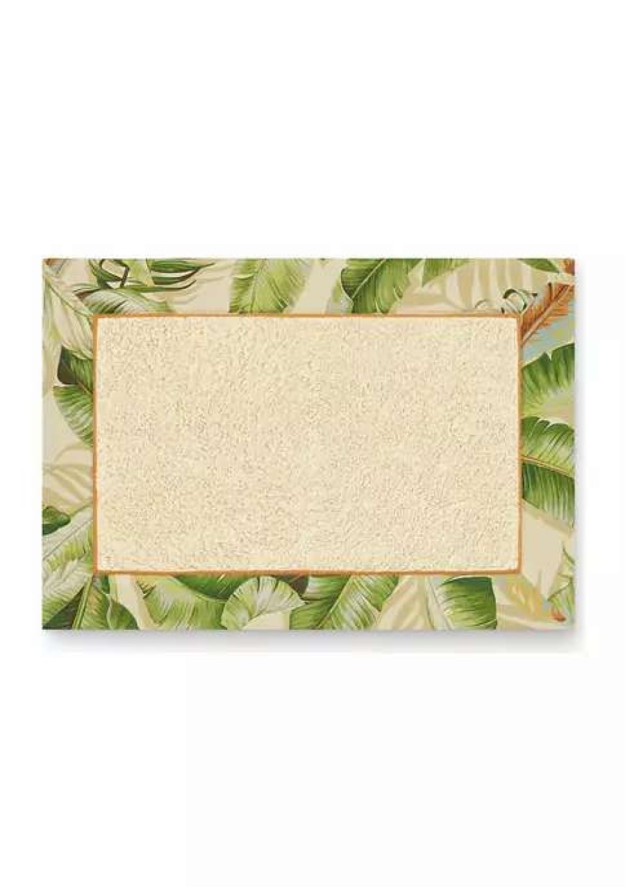 Bed & Bath * | Tommy Bahama Palmiers Cotton Rug Green