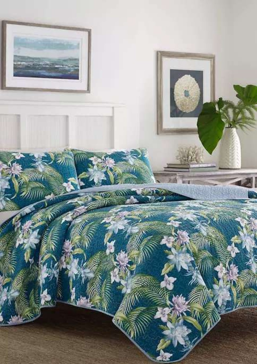 Bed & Bath * | Tommy Bahama Southern Breeze Quilt Sham Set Blue