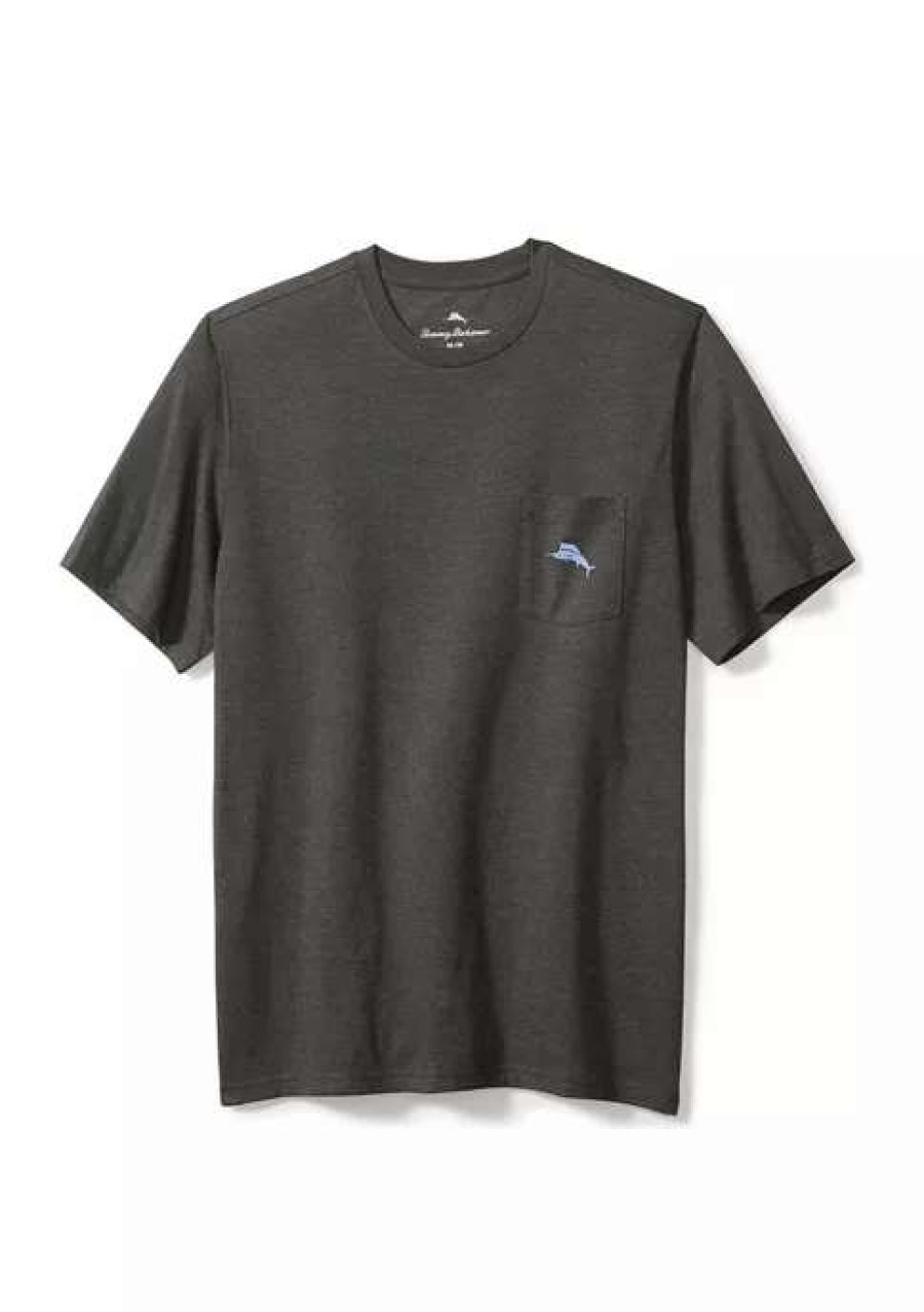 Men * | Tommy Bahama Men'S Icing The Kicker Graphic T-Shirt Coal Heather