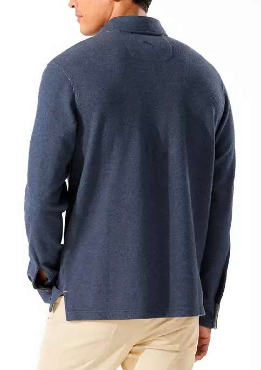 Men * | Tommy Bahama Montserrat Long Sleeve Polo Shirt