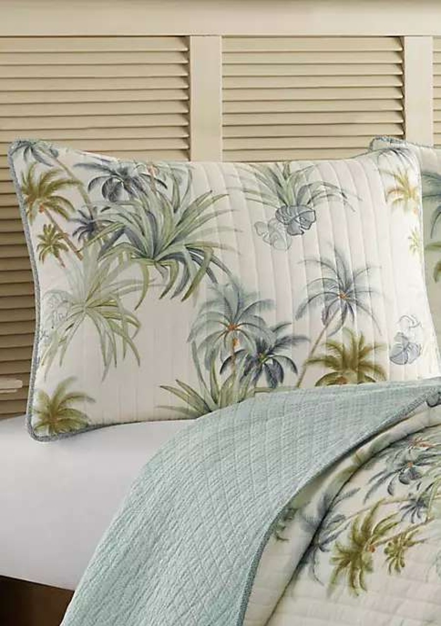 Bed & Bath * | Tommy Bahama Serenity Palms Standard Sham 20-In. X 26-In. White