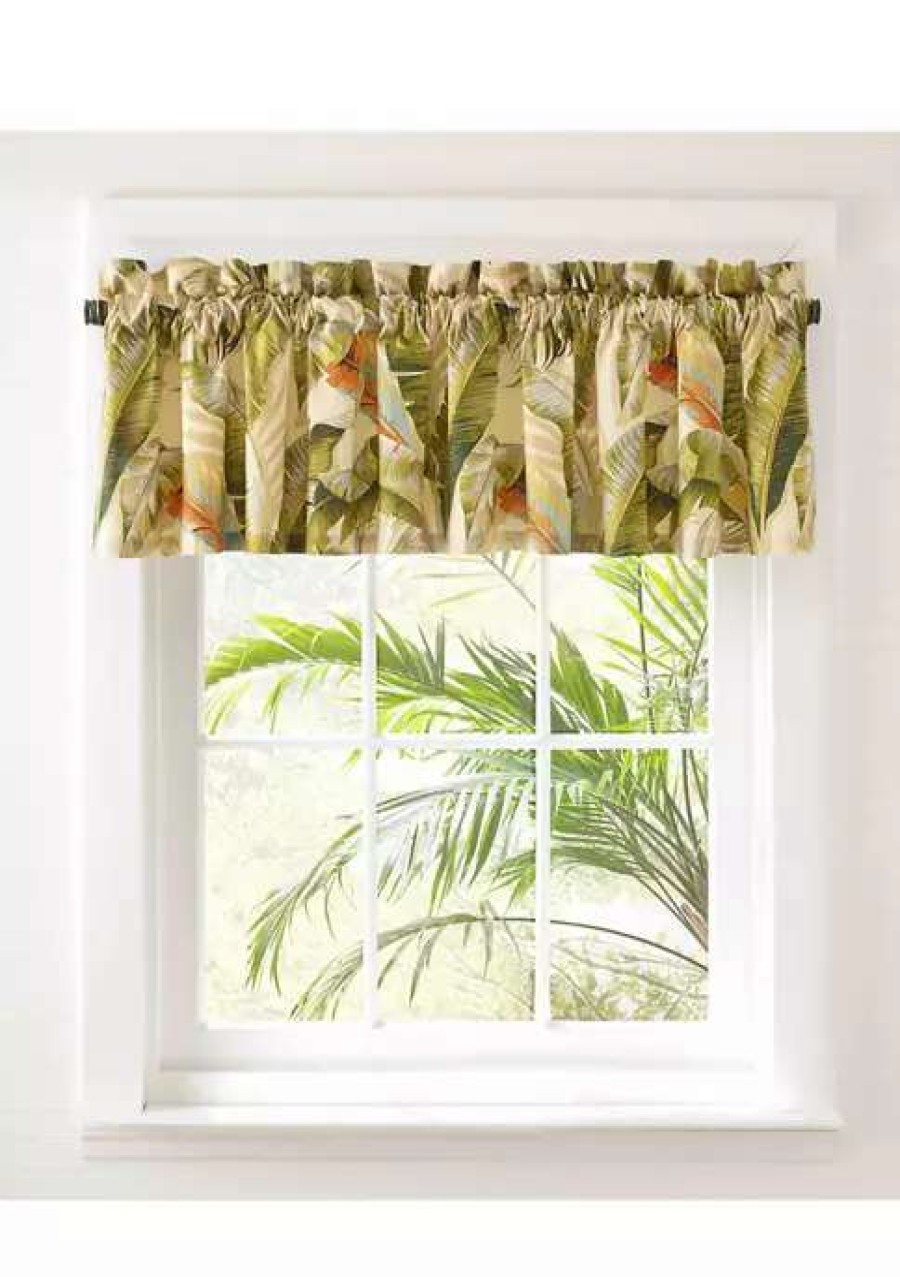 Bed & Bath * | Tommy Bahama Palmiers Valance Green