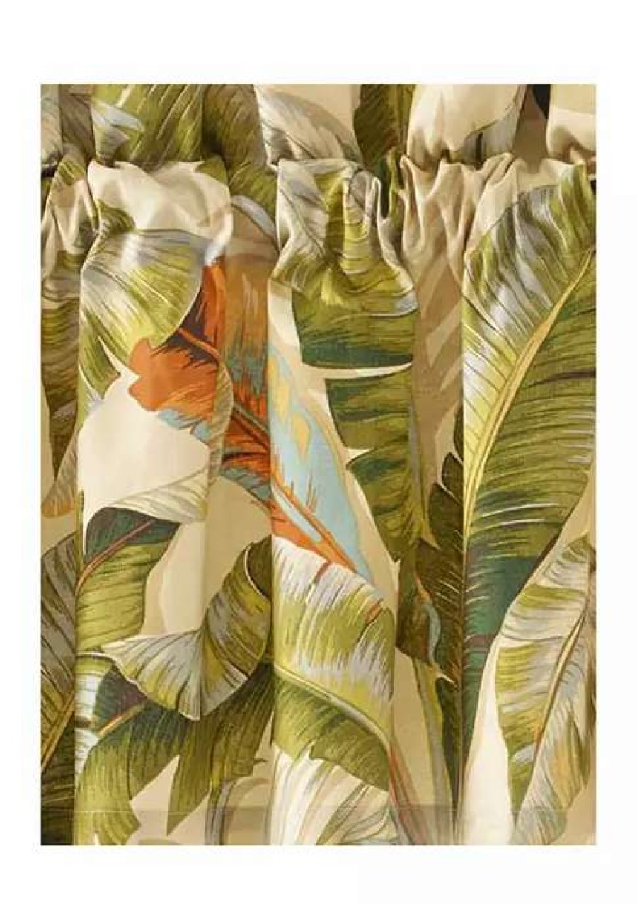 Bed & Bath * | Tommy Bahama Palmiers Valance Green