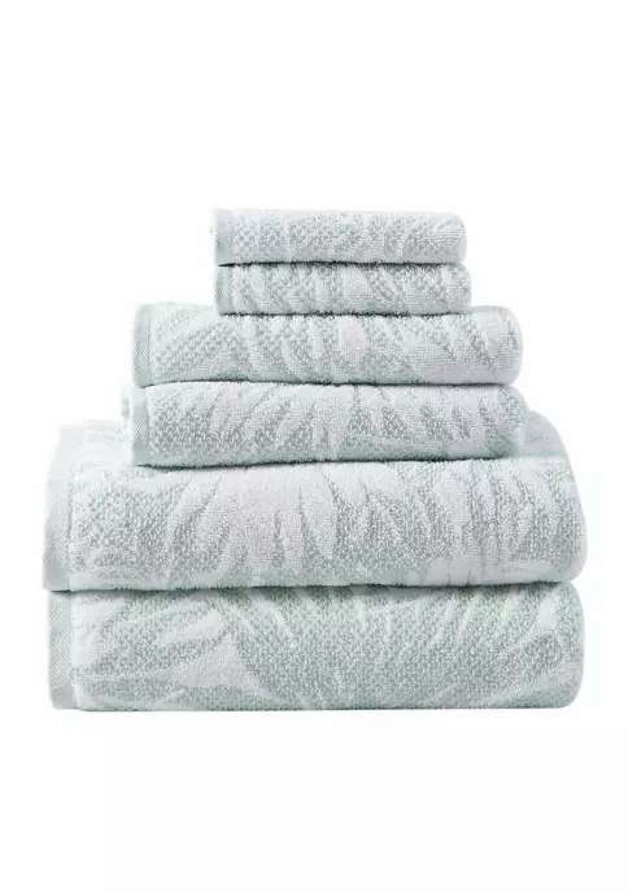 Bed & Bath * | Tommy Bahama Lago Palm Cotton Towel Set Green