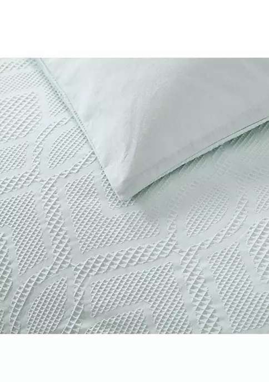 Bed & Bath * | Tommy Bahama Textured Waffle 100% Cotton 3 Piece- Comforter Bedding Set