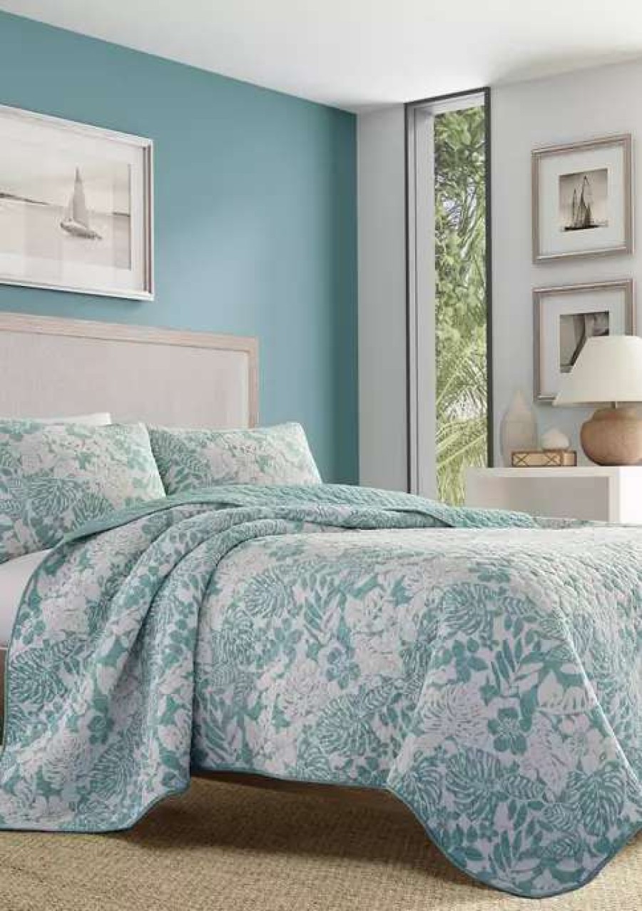 Bed & Bath * | Tommy Bahama Laguna Beach Quilt Set Green