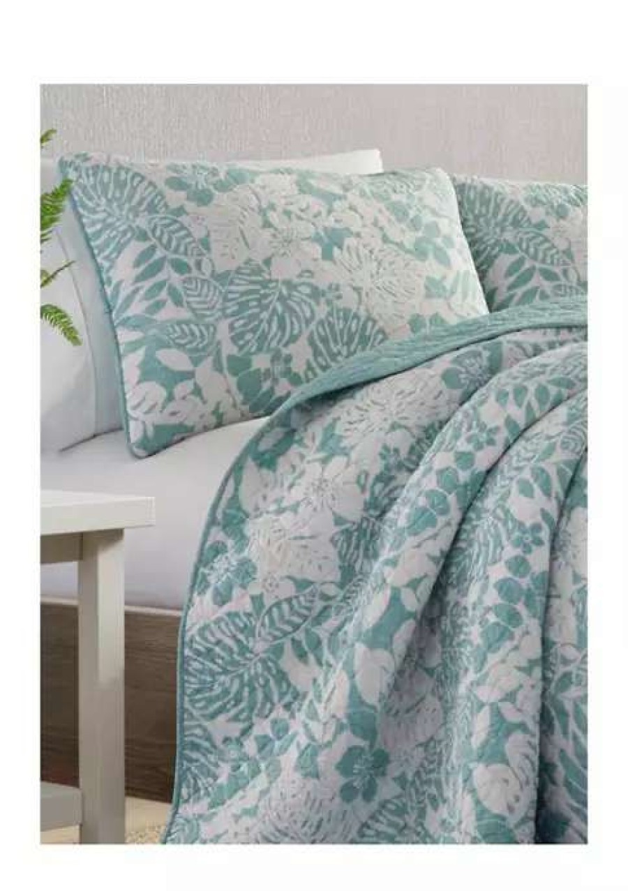 Bed & Bath * | Tommy Bahama Laguna Beach Quilt Set Green