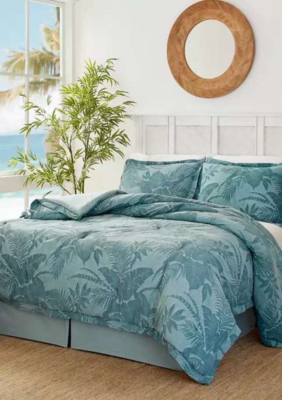 Bed & Bath * | Tommy Bahama Abalone Comforter Set Blue