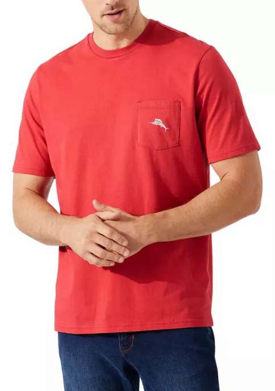 Men * | Tommy Bahama High Steaks Graphic T-Shirt Truly Red