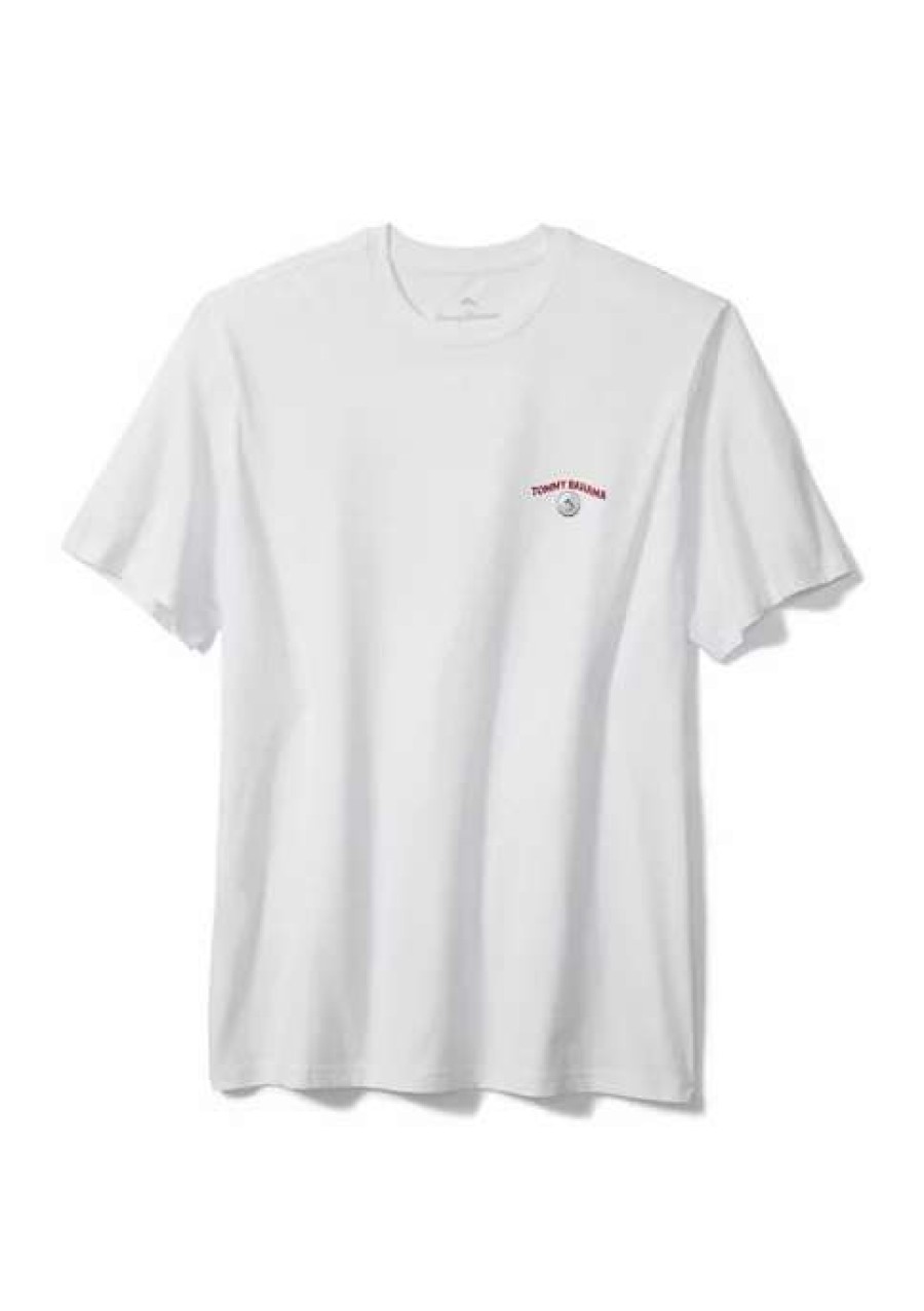 Men * | Tommy Bahama Men'S Putt Putt Palms Graphic T-Shirt White