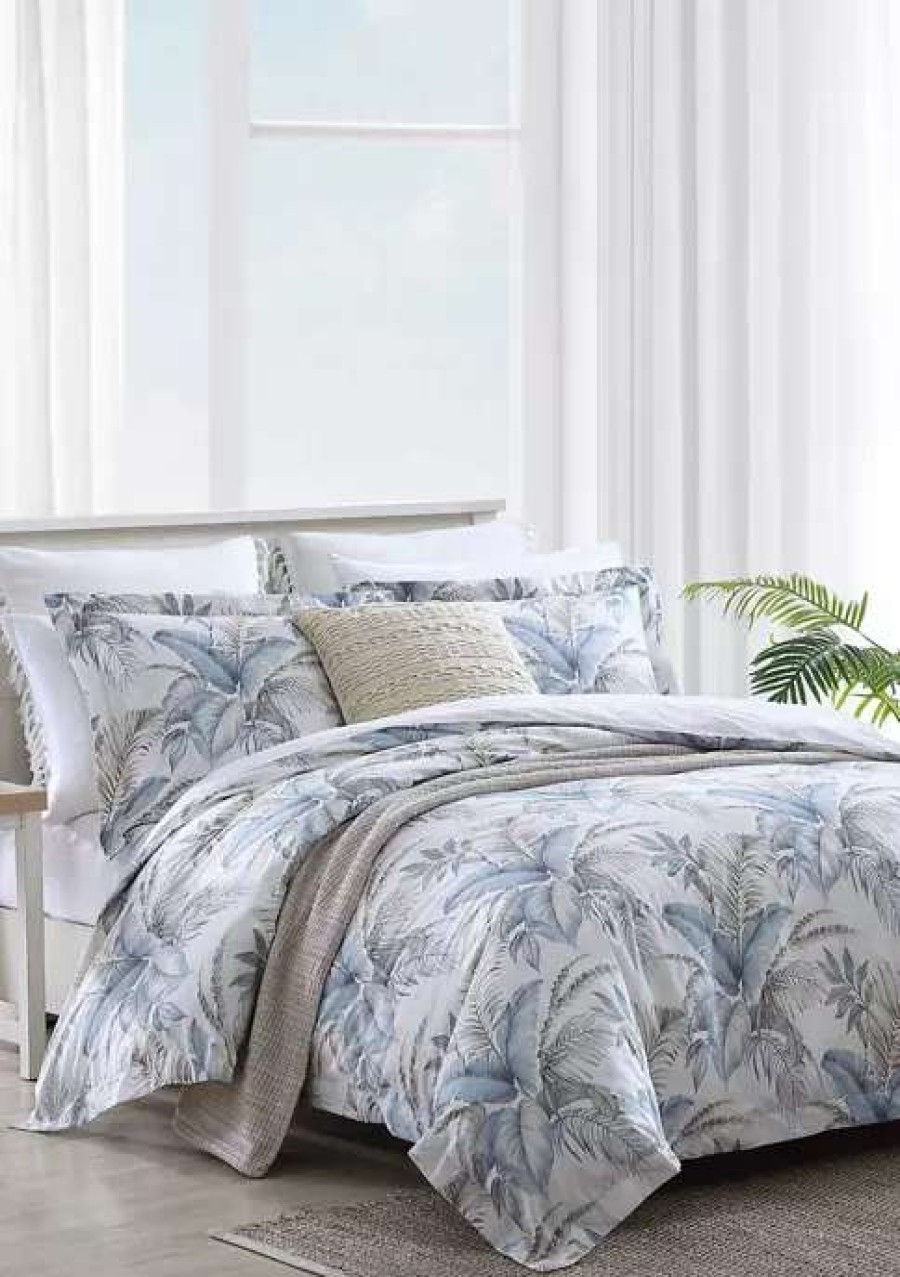 Bed & Bath * | Tommy Bahama Bakers Bluff 3-Piece Duvet Cover Set Blue