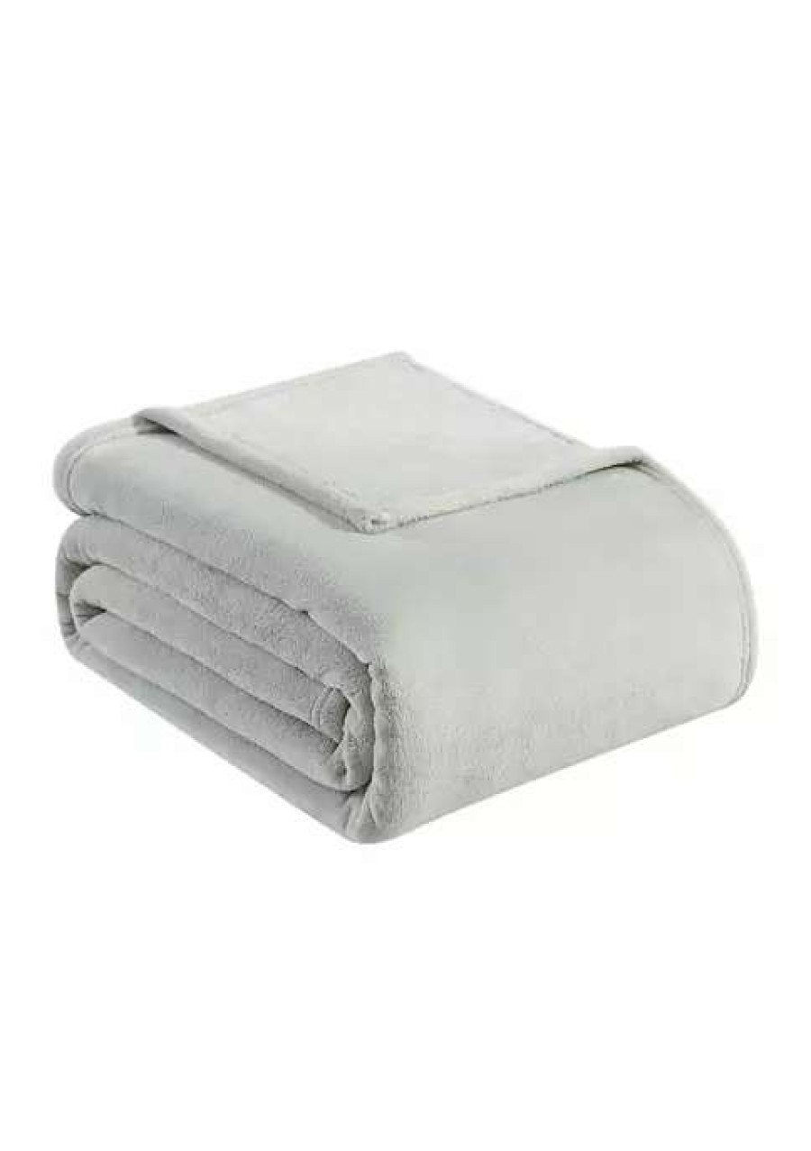 Bed & Bath * | Tommy Bahama Ultra Soft Plush Solid Blanket