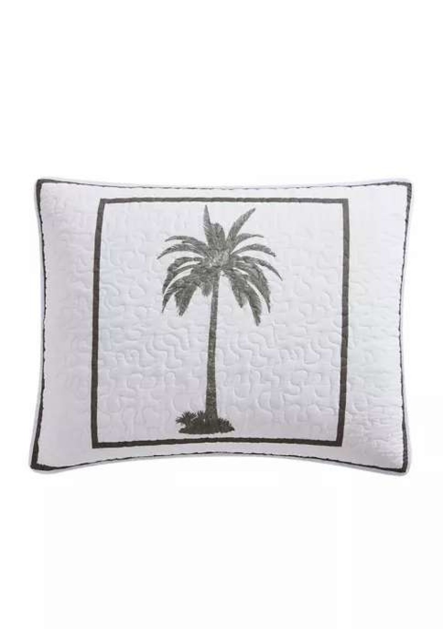 Bed & Bath * | Tommy Bahama Palm Island 1-Piece Sham Grey