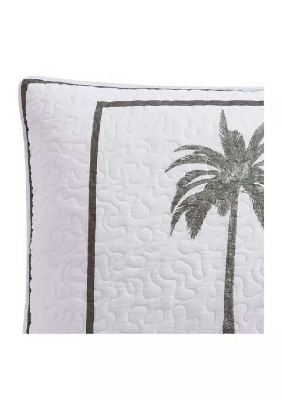 Bed & Bath * | Tommy Bahama Palm Island 1-Piece Sham Grey