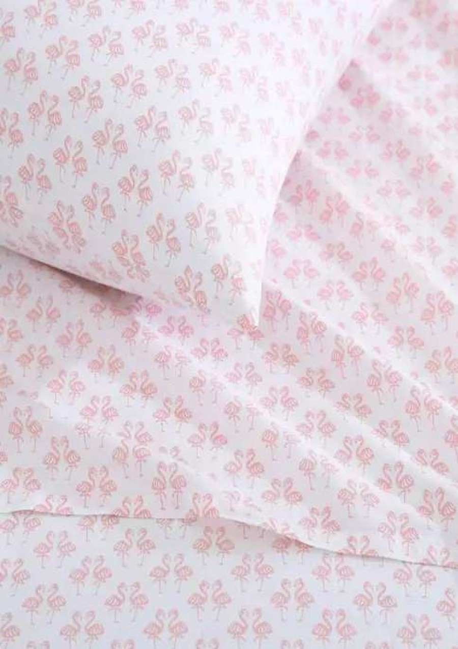 Bed & Bath * | Tommy Bahama Flamingle Cotton Sheet Set Pink