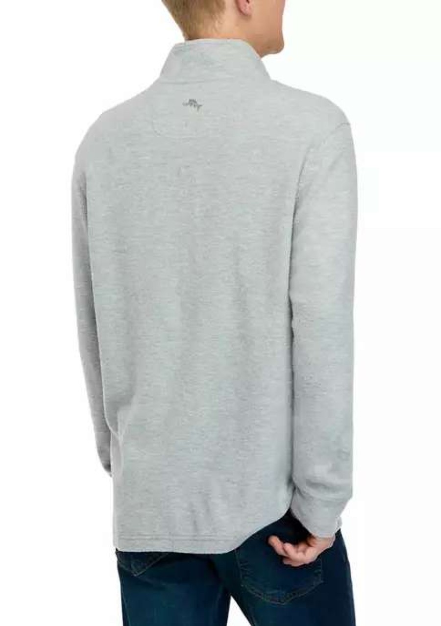 Men * | Tommy Bahama Montserrat Button Mock Pullover Sweater