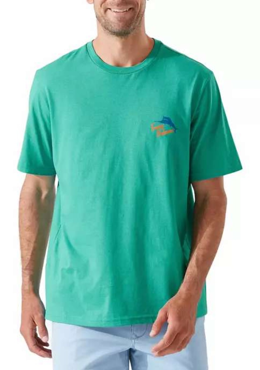 Men * | Tommy Bahama Last Crawl Graphic T-Shirt Gulf Shore