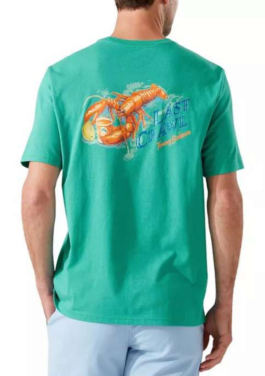 Men * | Tommy Bahama Last Crawl Graphic T-Shirt Gulf Shore