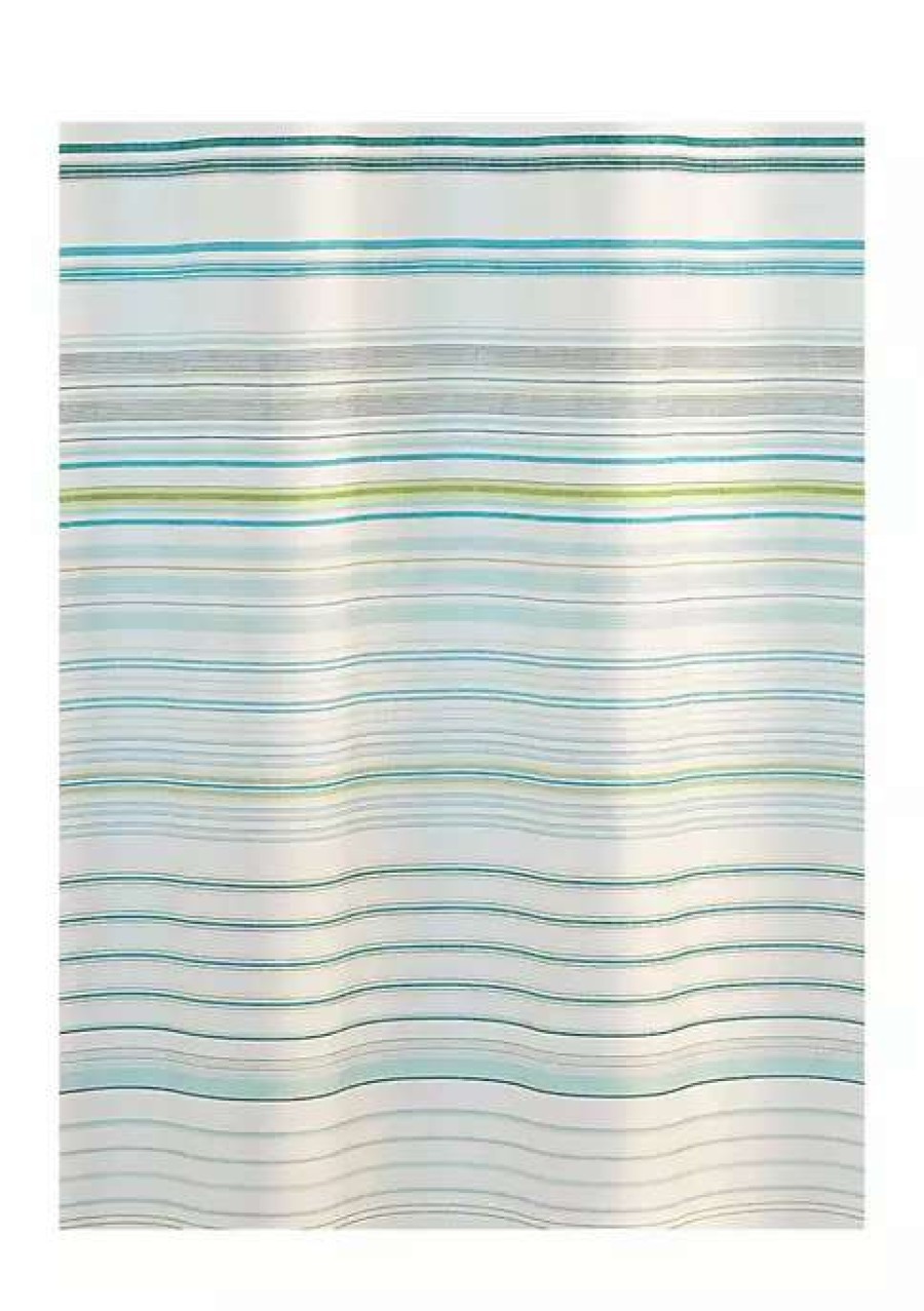 Bed & Bath * | Tommy Bahama La Scala Breezer Shower Curtain Green