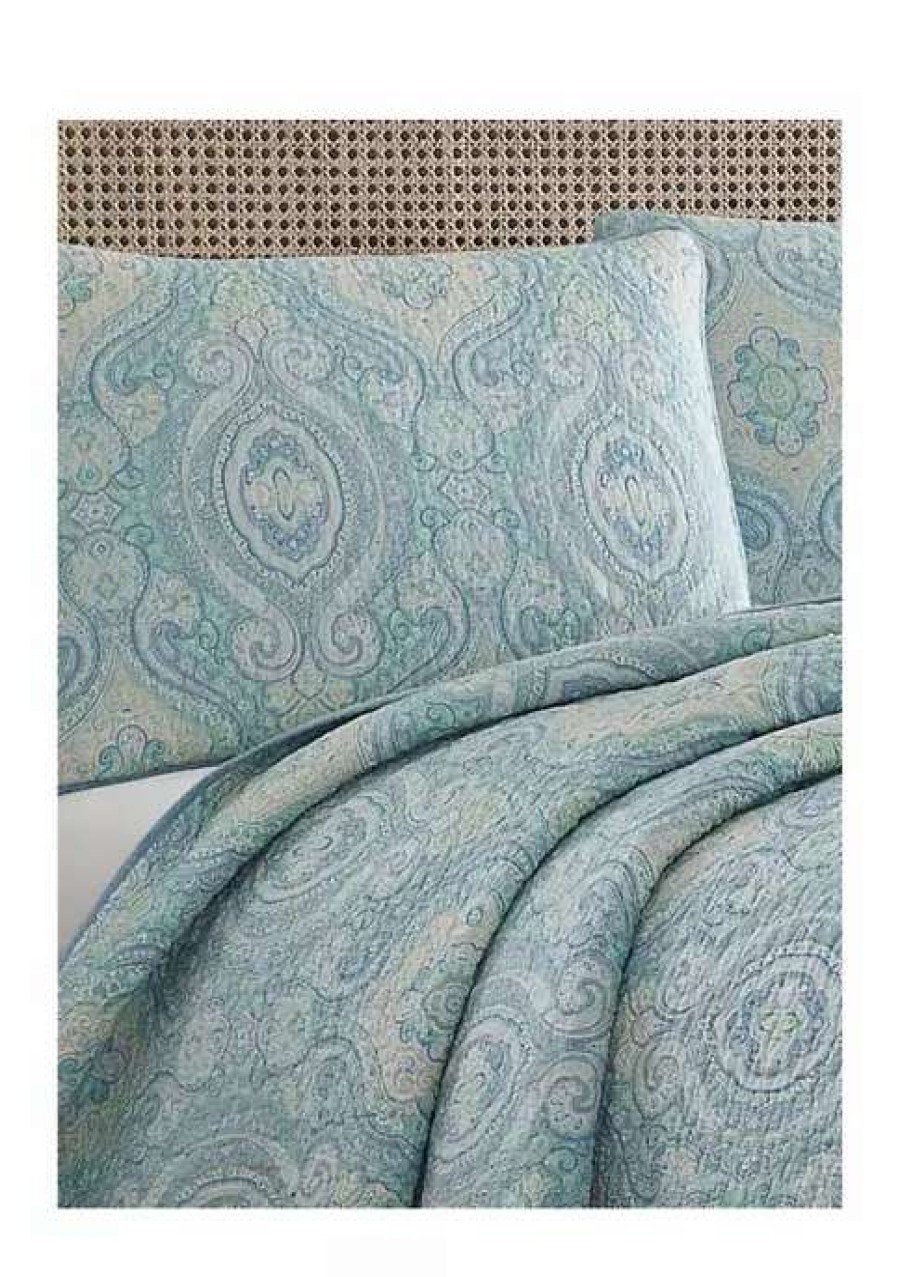 Bed & Bath * | Tommy Bahama Turtle Cove 3-Piece Paisley Cotton Quilt Set