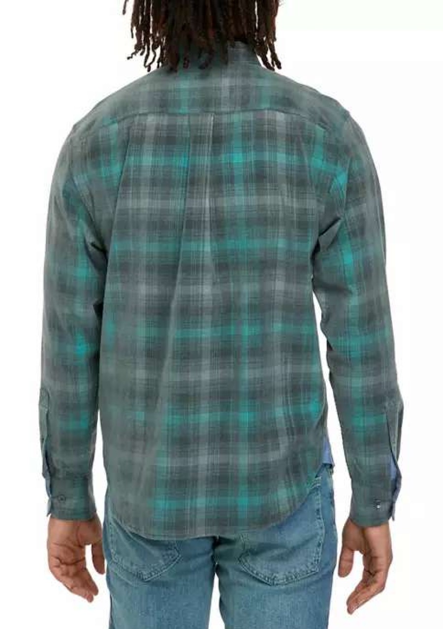 Men * | Tommy Bahama Men'S Coastline Cord Redwood Plaid Shirt